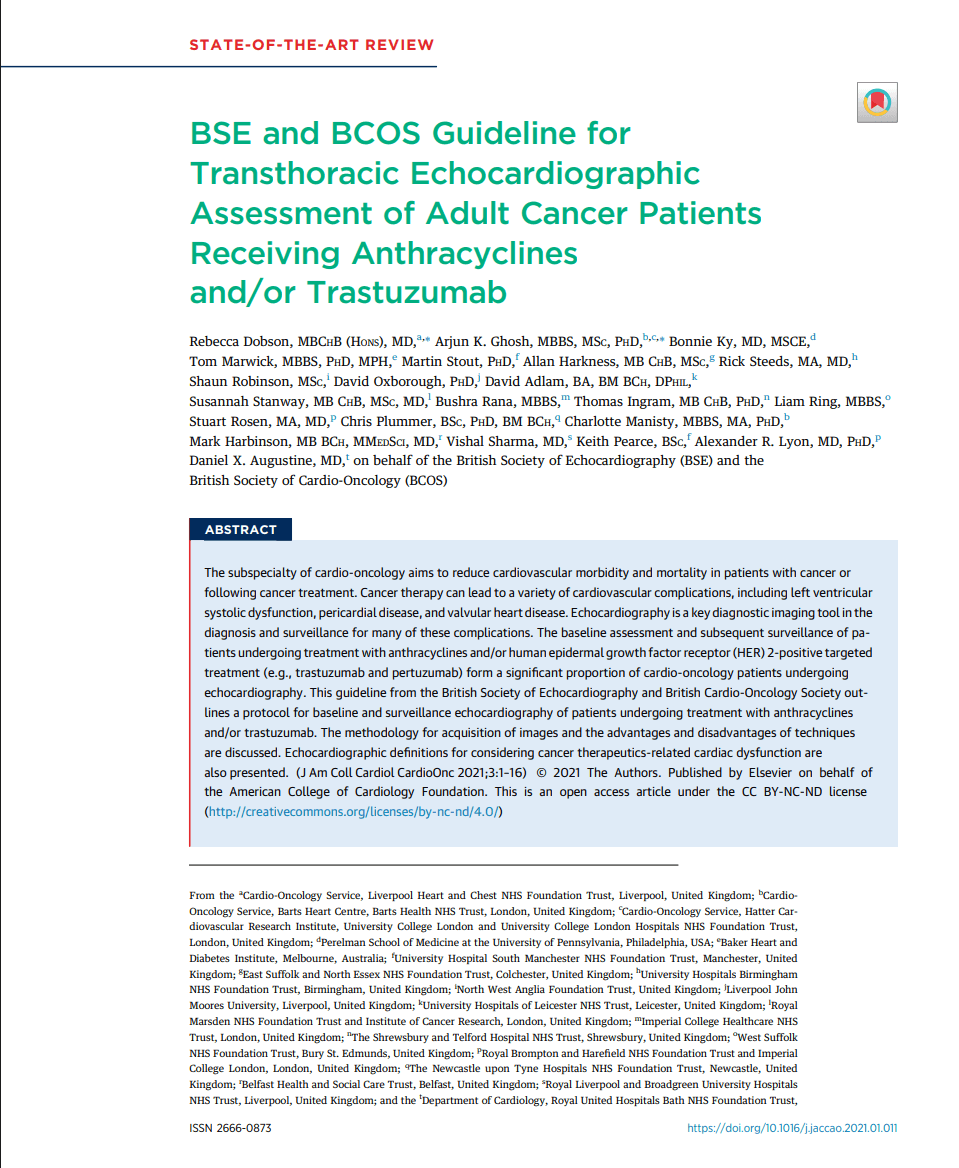 Preview of BSE and BCOS echocardiography guideline PDF